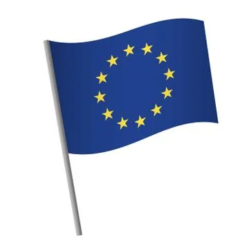 Europe EU flag Stock Illustration