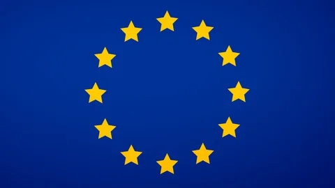 Europe Flag Composition 库存影片 118062444