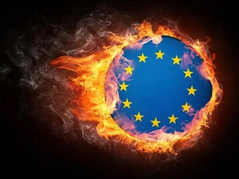 Europe Flag Stock Illustration
