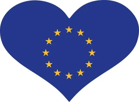 Europe flag Stock Illustration