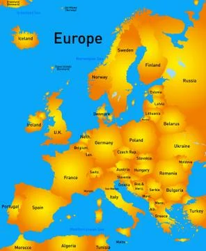 Europe Stock Illustration