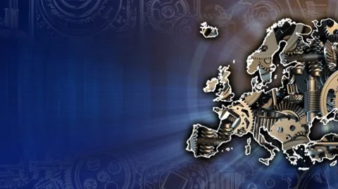 Europe Industry Background Stock Footage 8561863