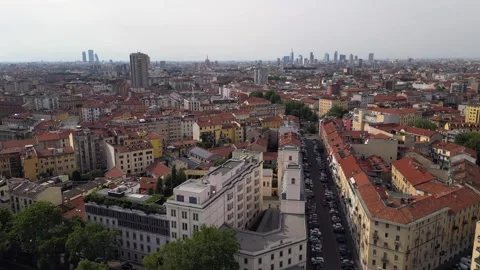 Milano At Sunset - A 5K HD video of Milan's Skyline as the sun goes down -  Drone Photography