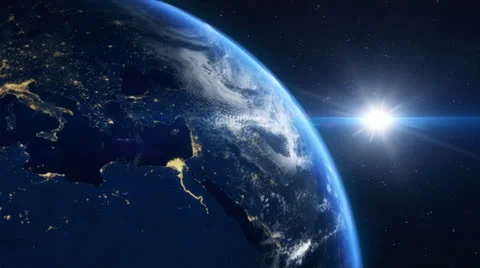 Europe from space Stock Footage 26705606