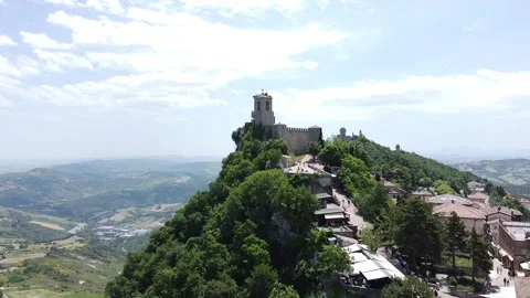European Castle Stock Footage 245487153
