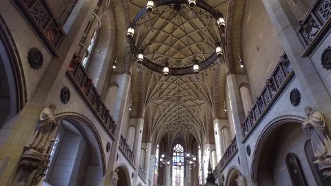 European Cathedral Stock Footage 82289396
