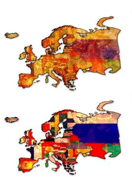 European countries Stock Illustration