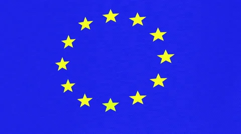 European Flag Animation 스톡 동영상 49095355