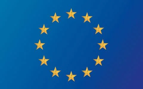 European flag vector Stock Illustration