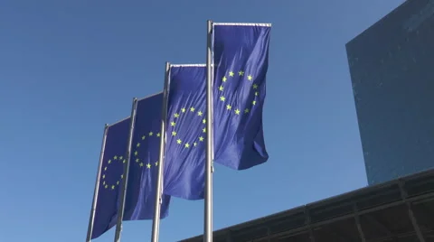 European flags Stockbeeldmateriaal 60962402