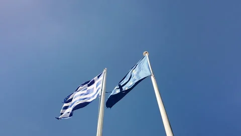 European Flags Stock Footage 310637709