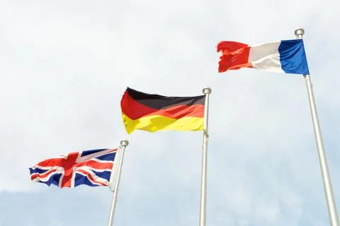 European flags Stock Photos
