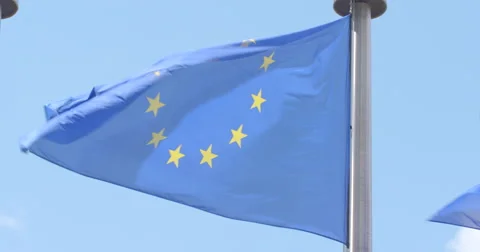 European flags waving Stock Footage 51316812