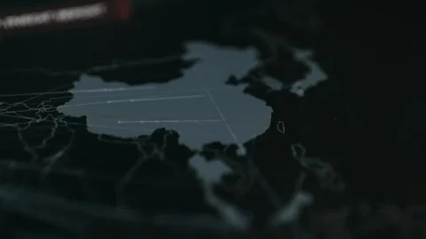 European Network Mesh Shallow Focus Interface Stock Footage 330655688