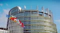 European Parliament building in Strasbourg HD Footage