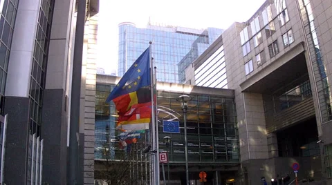 European parliament. Stock-Footage 35947713