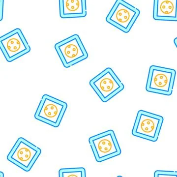 European socket vector seamless pattern Stock Illustration