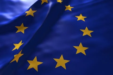 European Union flag background 스톡 일러스트