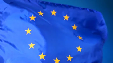 European Union Flag Video stock 25101484