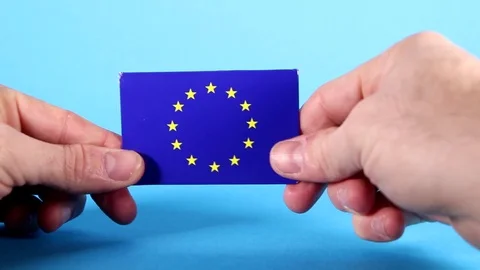 European Union Flag Stock Footage 122740548