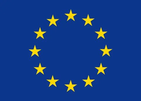 European union flag vector 스톡 일러스트