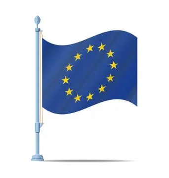 European union flag vector イラスト素材