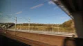 Eurostar in France approaching Chunnel. HD Footage