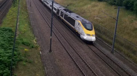 Eurostar High Speed Train Vídeo Stock 11498948