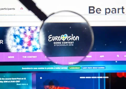 Eurovision on the web Stock Photos