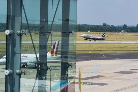 Eurowing plane Stock Photos