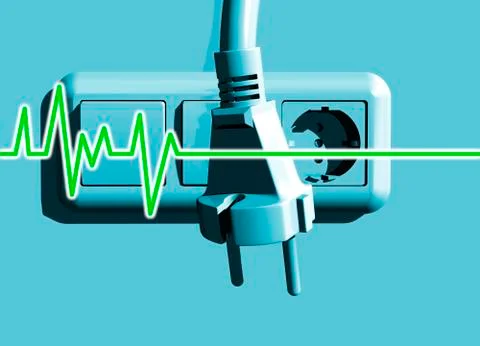 Euthanasia, conceptual artwork Stock Illustration