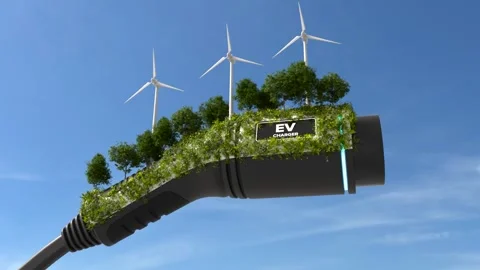 Ev car 116 Stock Footage 293409868