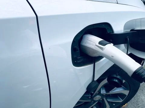 EV Card Charging Stock Photos