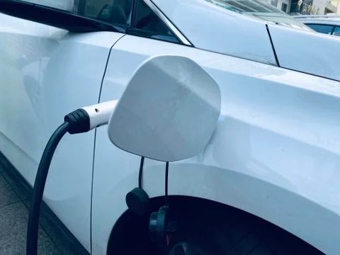 EV Card Charging Foto stock