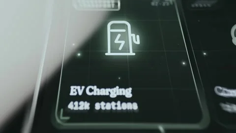 EV Charging for 412K stations count Stock Footage 335921763