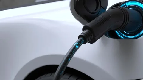 EV Charging Station, Clean energy filling technology Stock Footage 276417366