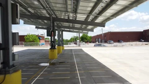 EV Charging Station Stock Footage 158894517