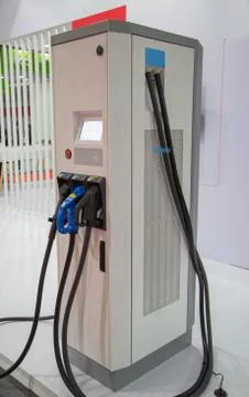 EV charging station Stock Photos