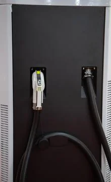 EV charging station Foto stock