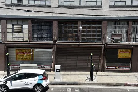 EV Charging Stations Stock Photos