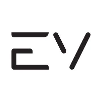 Ev initial letter vector logo icon Stock Illustration