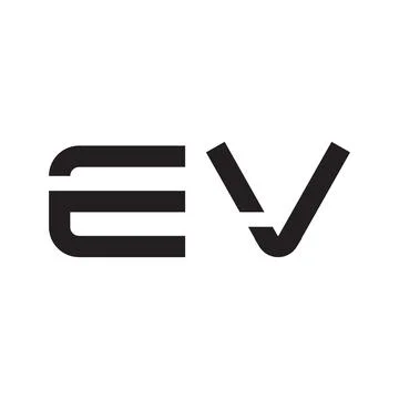 Ev initial letter vector logo icon Stock Illustration