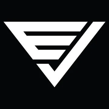 EV-letter-initial-monogram--logo Stock Illustration