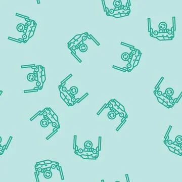 Ev maintenance electric line vector seamless pattern Stock Illustration