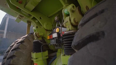 Ev Mining Truck Suspension Technology Heavy Duty Vehicle Engineering Electric Stock Footage 331831089