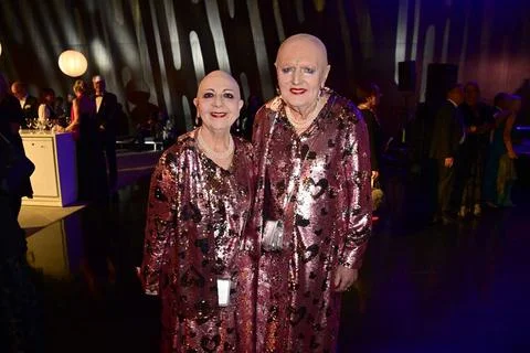  Eva &amp; Adele bei der Festlichen Opernnacht 2024 für die Deutsche AIDS-Stif.. Stock Photos