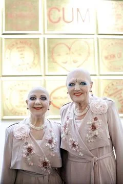  EVA &amp; ADELE - LAMOUR DU RISQUE, Ausstellung im me Collectors Room in Ber.. Stock Photos