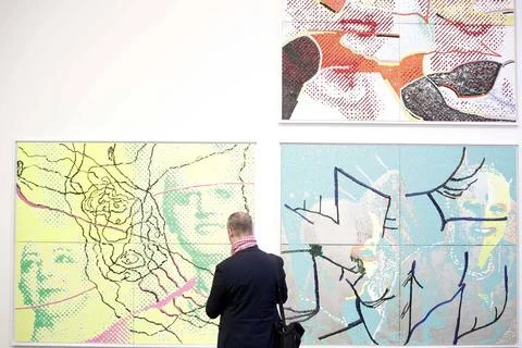  EVA &amp; ADELE - LAMOUR DU RISQUE, Ausstellung im me Collectors Room in Ber.. Stock Photos