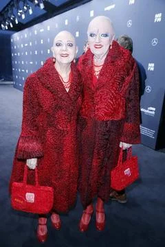  Eva und Adele als Gast zur Show von Hoschek, Fashionweek 2019 in Berlin, ... Stock-Fotos
