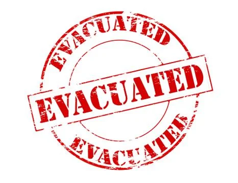 Evacuated Stock Illustration
